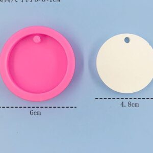 Round keychain mold - SMALL