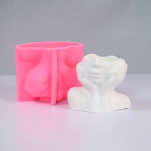 Hand on Cheek Vase mold