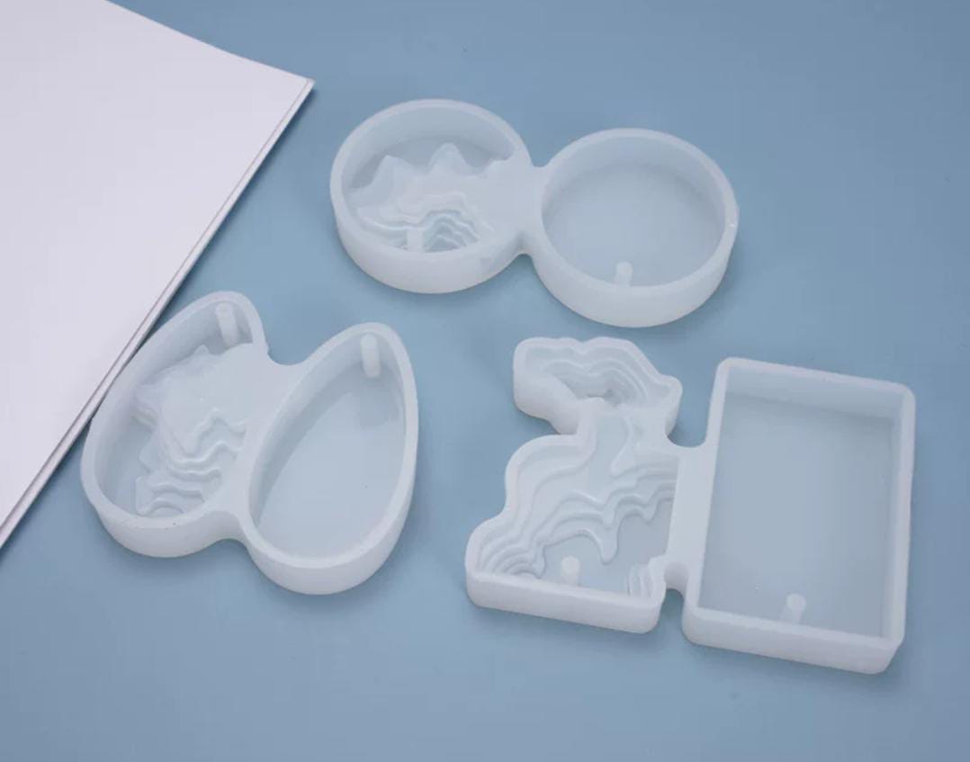 Ocean design keychain pendant mold