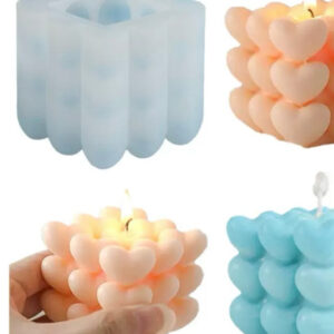 Love Pillar Candle Mold