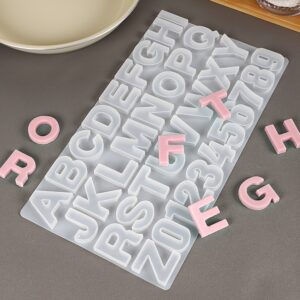 Big Alphanumeric ABC Mold with Hole