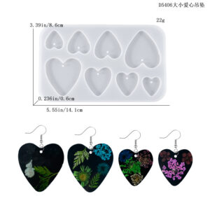 Love pendant Earring Mold