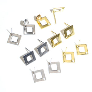 Square Hollow Earring Hook