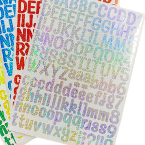 Big Alphanumeric Sticker