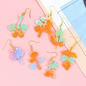 Leaf Tree Design Earring Mold