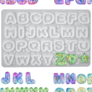 Alphabet Shakers Mold + Cover