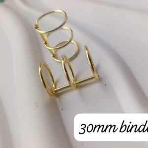 Jotter Mold And Accessories - 3in 1 binder Gold