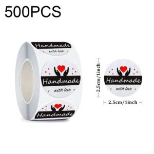 Handmade with love sticker