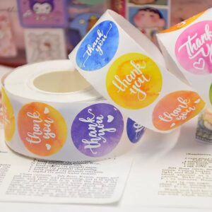 Thank you sticker multicolor