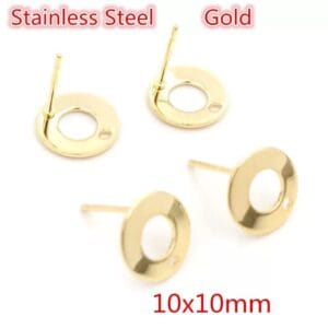 Round Hollow Earring Hook