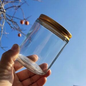 Glass Candle jar